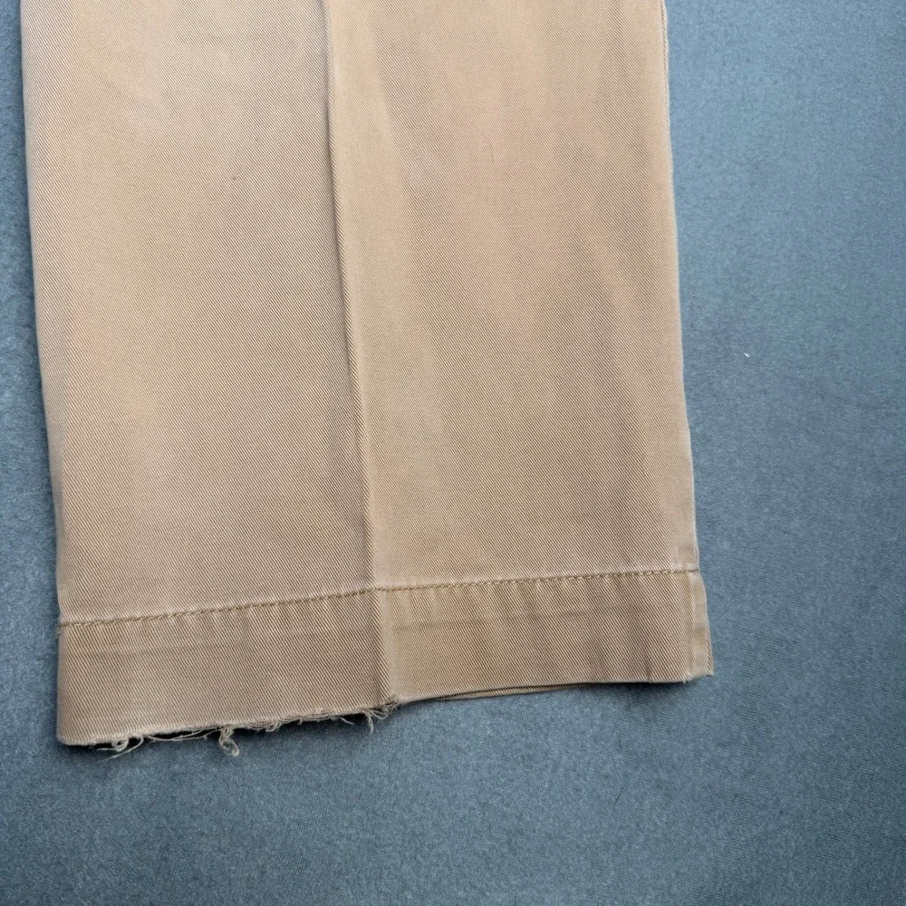 Polo Ralph Lauren Classic Chino Tan Khaki Cotton Twill Straight Pants 40x30